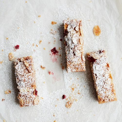 Raspberry & White Chocolate Frangipane Cake - Wholesale