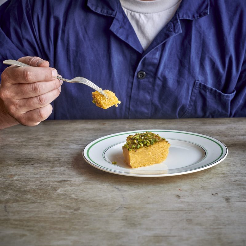 Lemon Polenta And Pistachio Cake